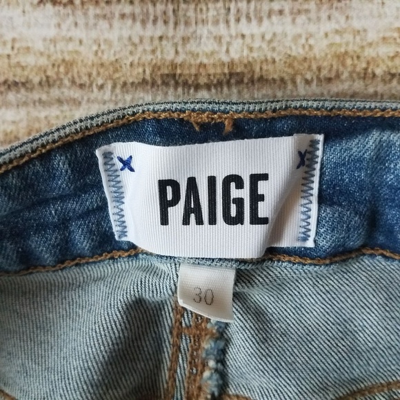 Paige Jacqueline High Rise Embellished Fringe Crop - Picture 6 of 7